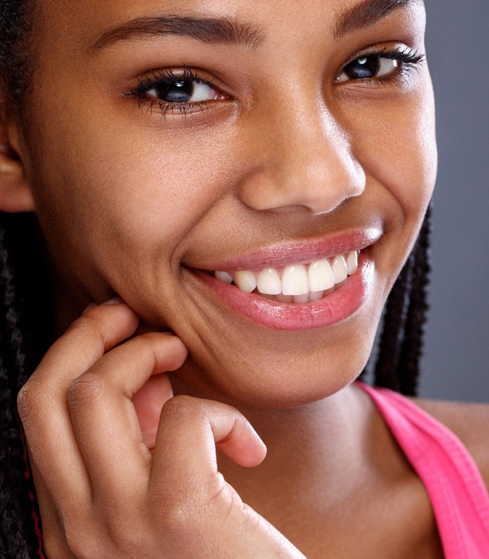 Closeup of someone with a nice smile