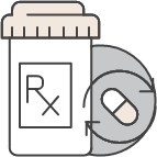 Animated prescription medication bottle